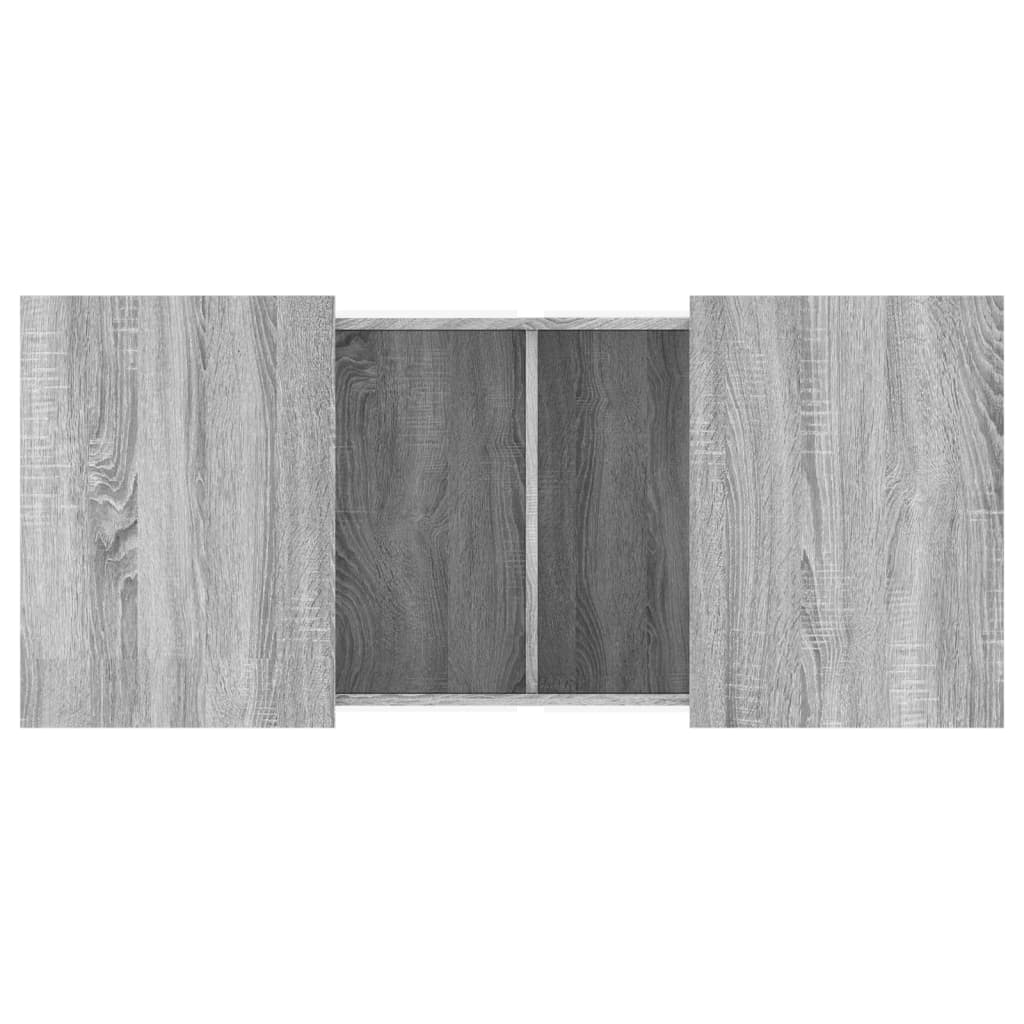 Stolić za kavu boja hrasta 80x55x40 cm konstruirano drvo