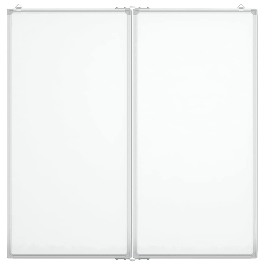 Magnetna bijela ploča sklopiva 100 x 100 x 1,7 cm aluminijska