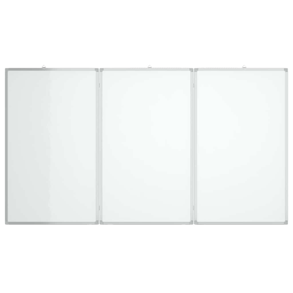 Magnetna bijela ploča sklopiva 150 x 100 x 1,7 cm aluminijska