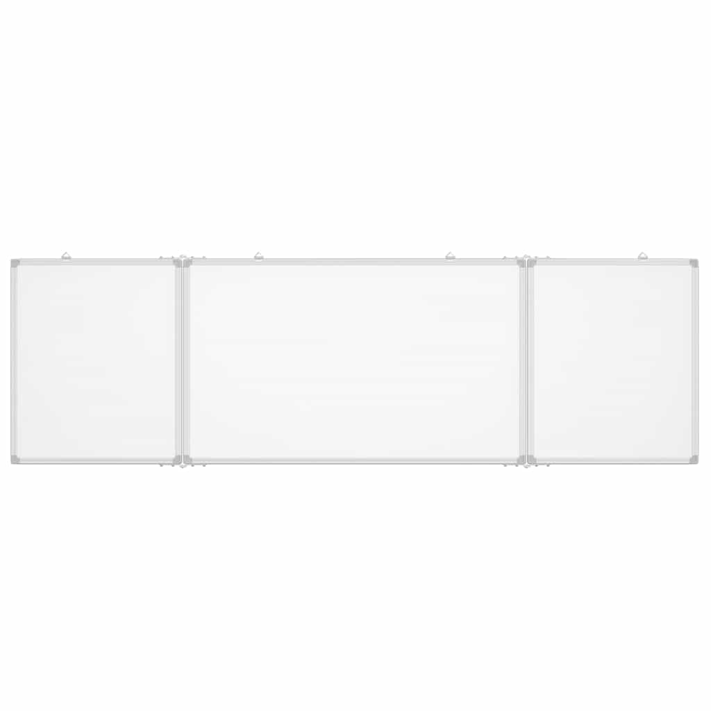 Magnetna bijela ploča sklopiva 160 x 50 x 1,7 cm aluminijska