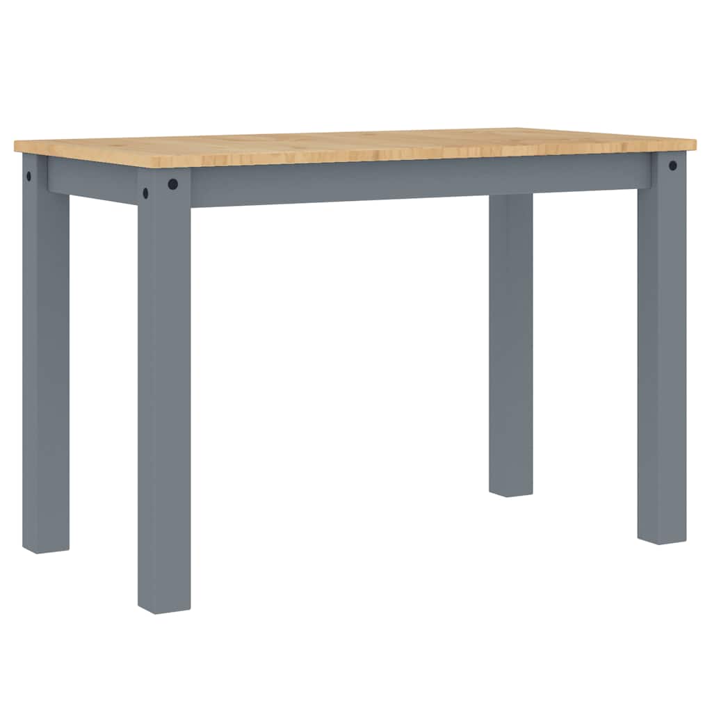 Blagovaonski stol PANAMA sivi 112x60x75 cm od masivne borovine