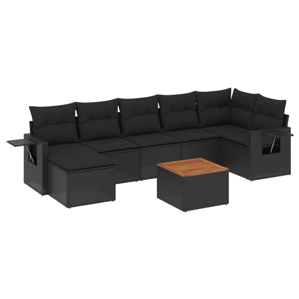 8-dijelni set vrtnih sofa od poliratana s jastucima