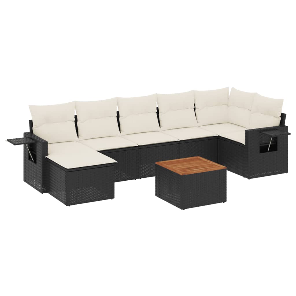 8-dijelni set vrtnih sofa od poliratana s jastucima