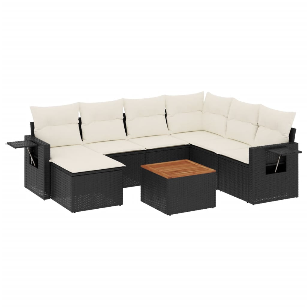 8-dijelni set vrtnih sofa od poliratana s jastucima