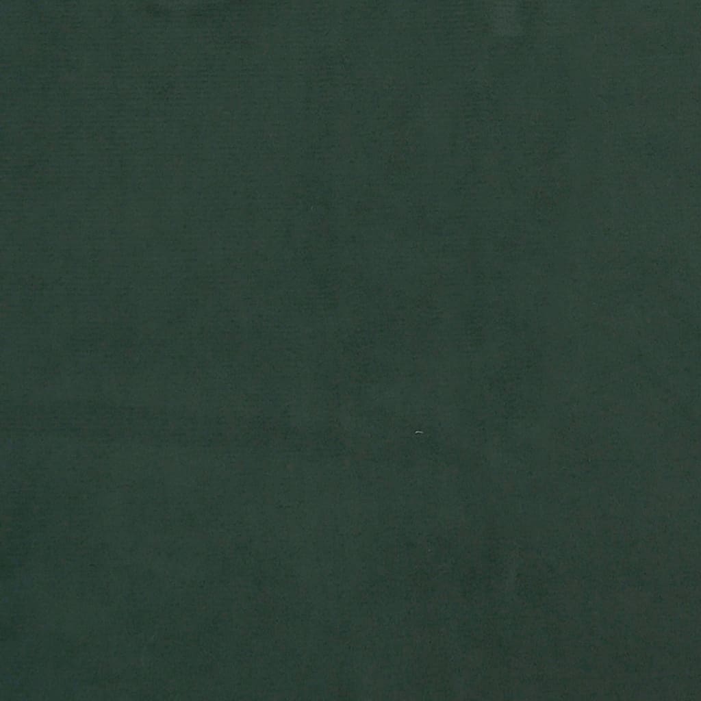 Madrac s oprugama srednje tvrdoće tamnozeleni 120x190x20 cm baršunasti