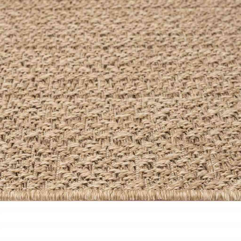 Tepih ZIZUR 240 x 240 cm s izgledom jute unutarnji i vanjski