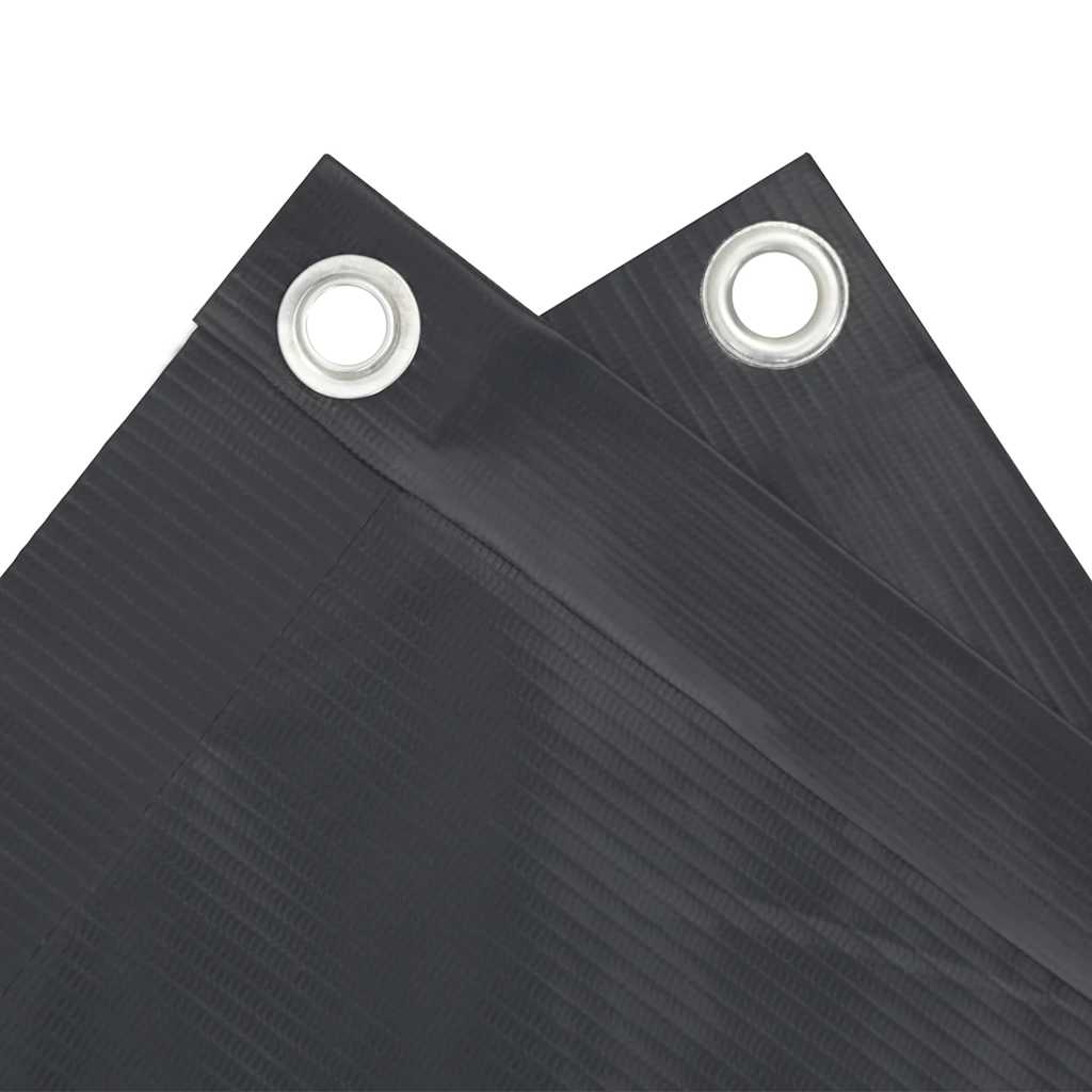 Balkonski zaslon za privatnost antracit 400 x 75 cm PVC