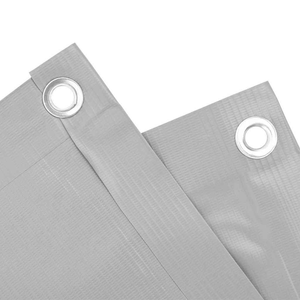 Balkonski zaslon za privatnost sivi 300 x 75 cm PVC