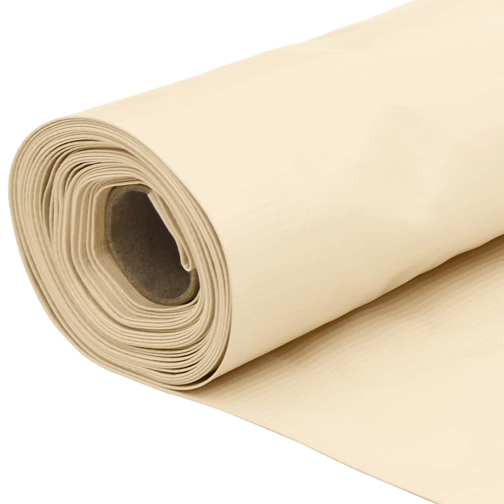 Balkonski zaslon za privatnost krem 700 x 120 cm PVC