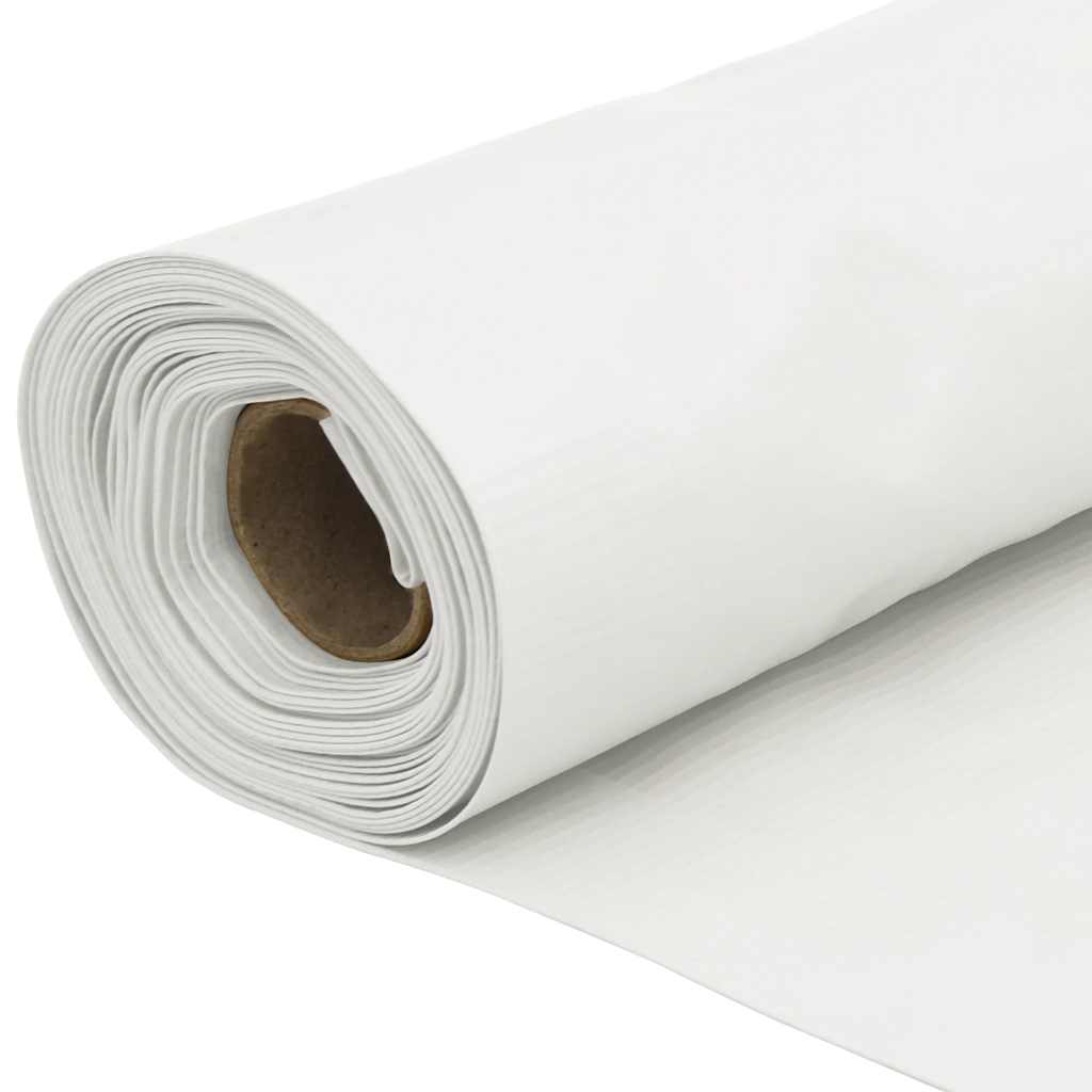 Balkonski zaslon za privatnost bijeli 400 x 120 cm PVC