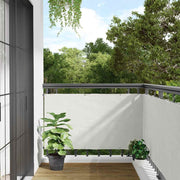 Balkonski zaslon za privatnost bijeli 400 x 120 cm PVC