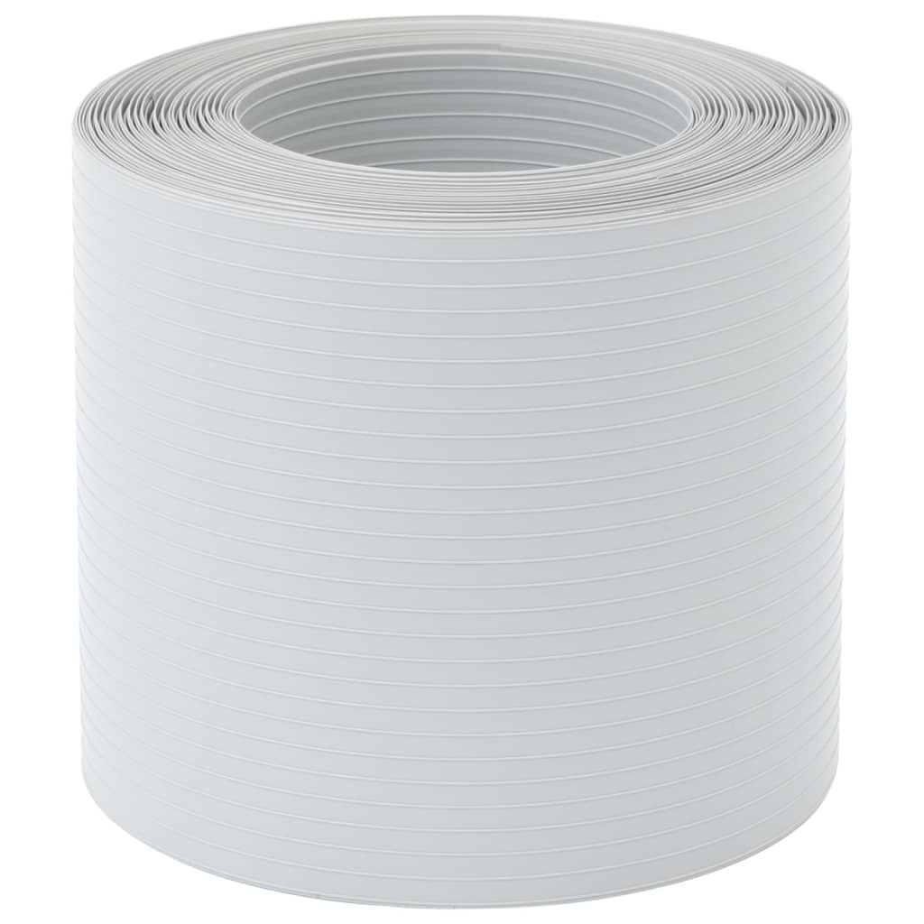 Vrtni zasloni za privatnost 10 kom svjetlosivi 252,5x19 cm PVC