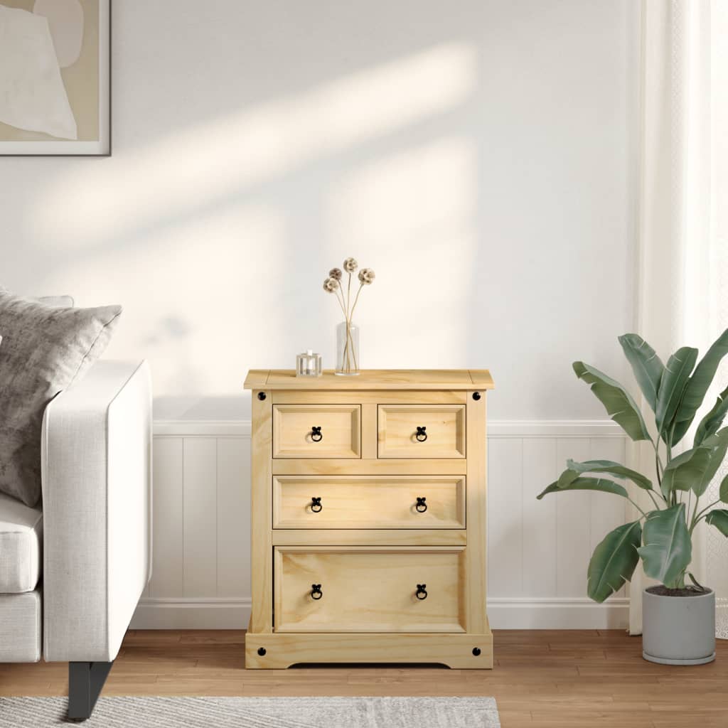 Ladičar Corona 80 x 43 x 91 cm od masivne borovine