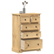 Ladičar Corona 80 x 43 x 114 cm od masivne borovine