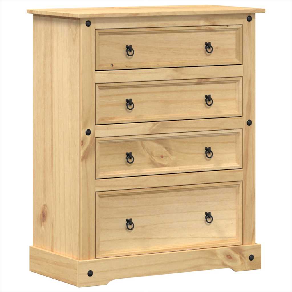 Ladičar Corona 92 x 48 x 114 cm od masivne borovine