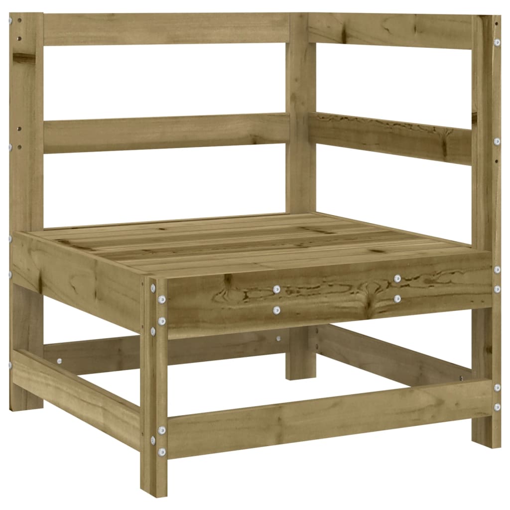 3-dijelni set vrtnih sofa od impregnirane borovine