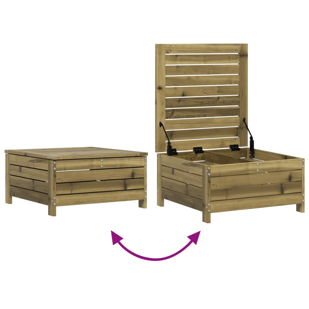 7-dijelni set vrtnih sofa od impregnirane borovine