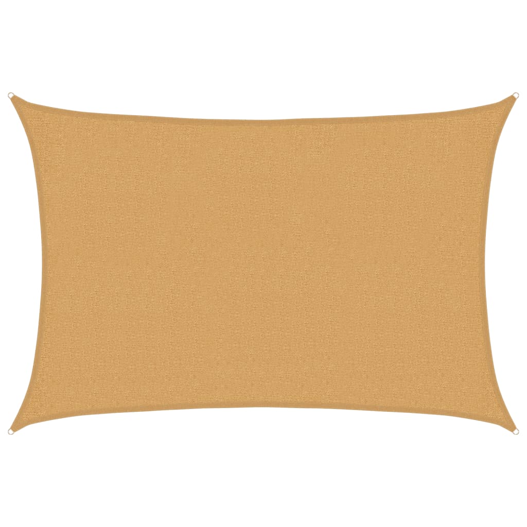 Jedro za zaštitu od sunca 160 g/m² pravokutno pijeska 2x3m HDPE