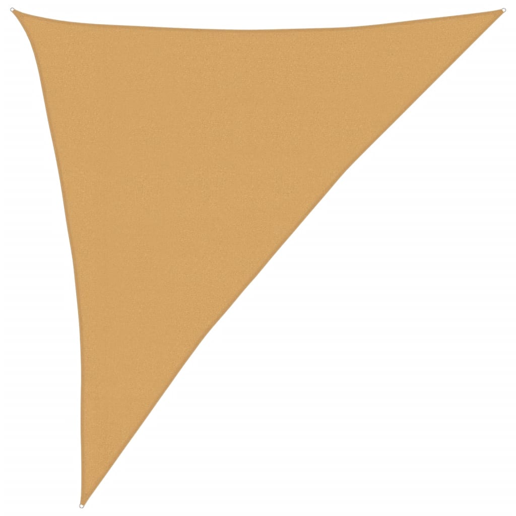 Jedro za zaštitu od sunca 160 g/m² Trokutasto pijesak 3x4x5 m HDPE