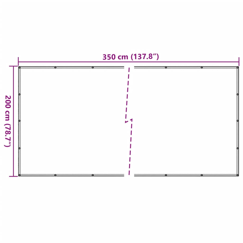 Mreža za prikolicu zelena 2x3,5 m HDPE