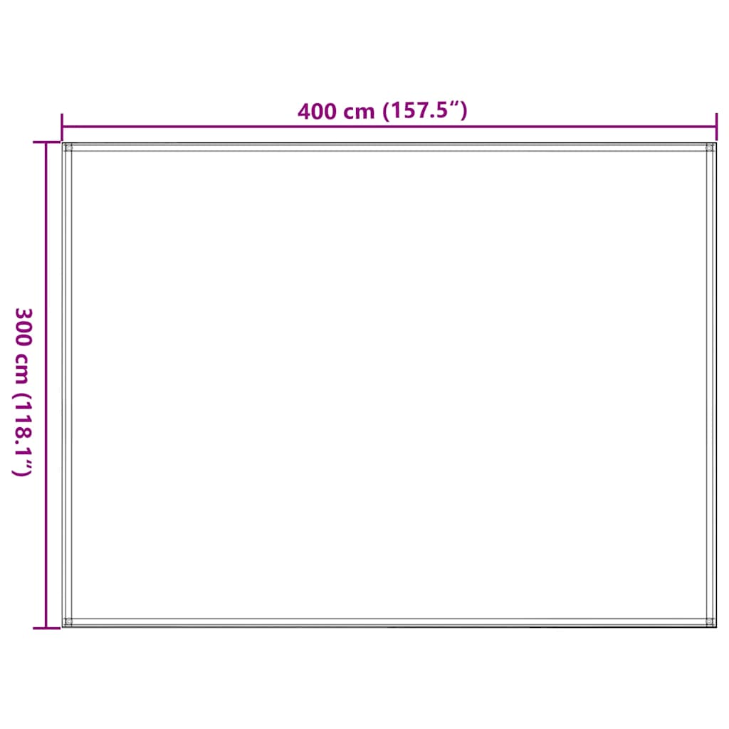 Tepih za šator svijetlozeleni 300 x 400 cm HDPE