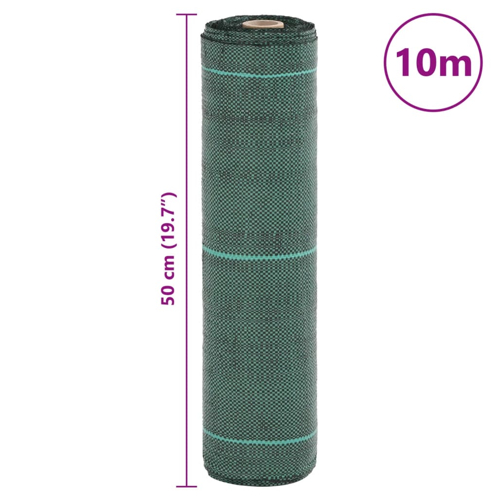 Membrana za korov zelena 0,5x10 m PP