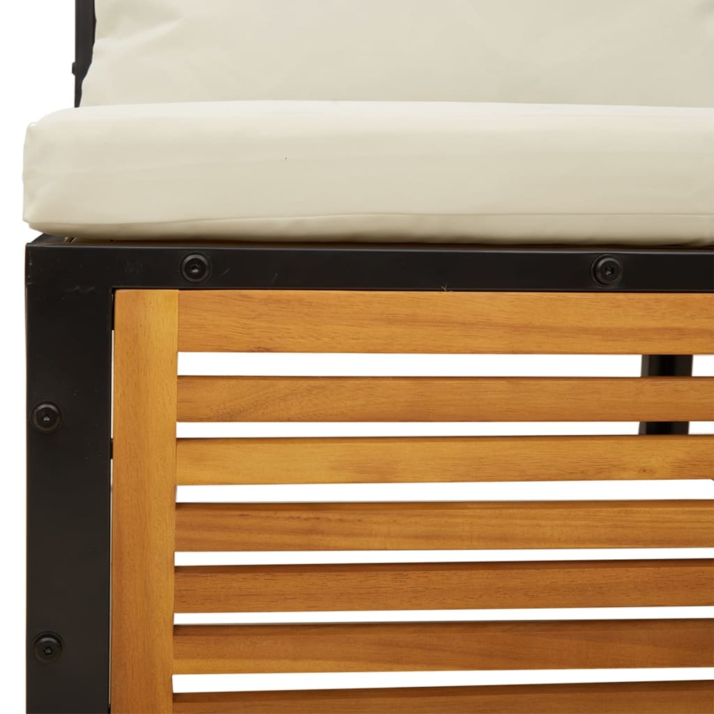 7-dijelni set vrtnih sofa s jastucima masivno bagremovo drvo