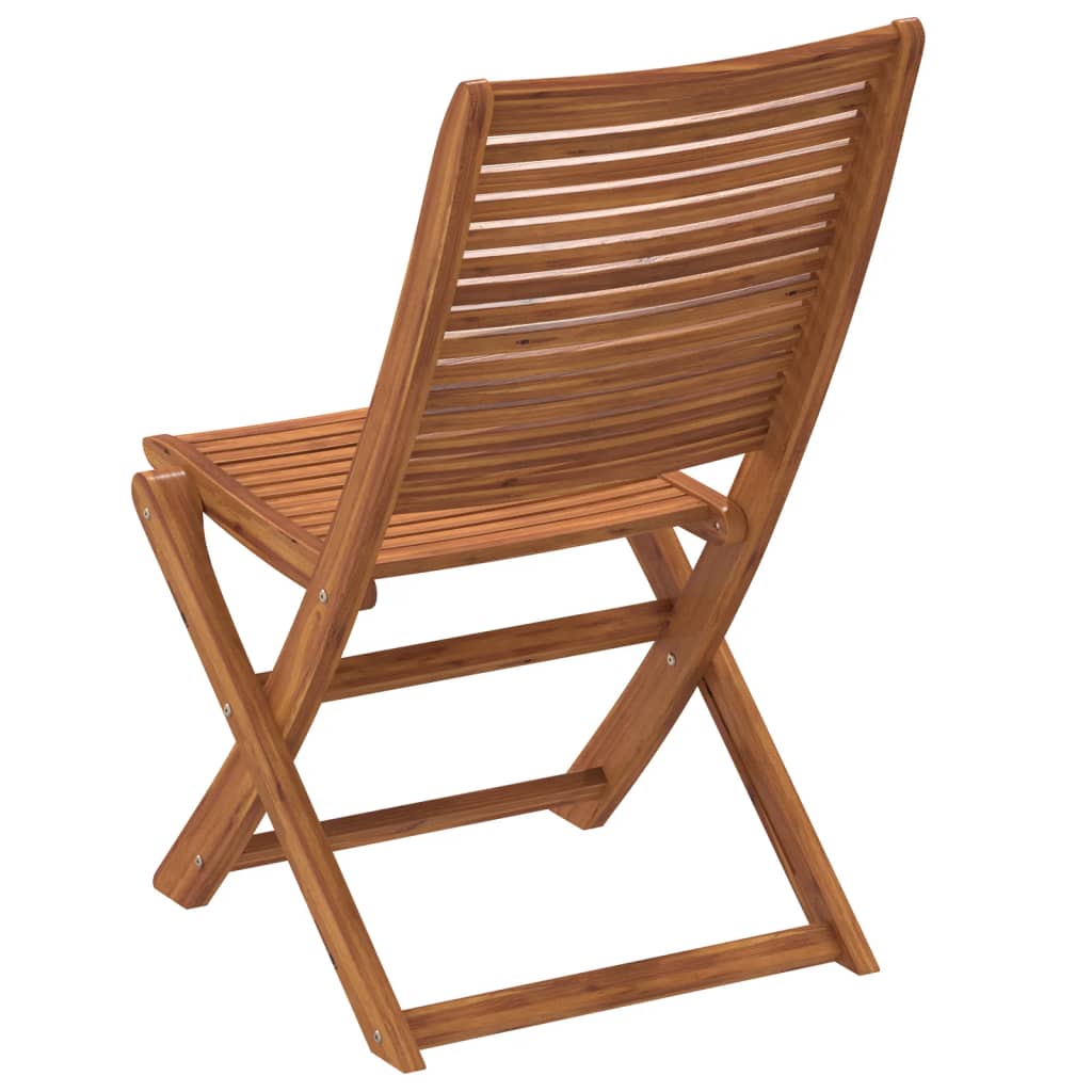Sklopive vrtne stolice 6 kom 51x66x95 cm masivno drvo bagrema