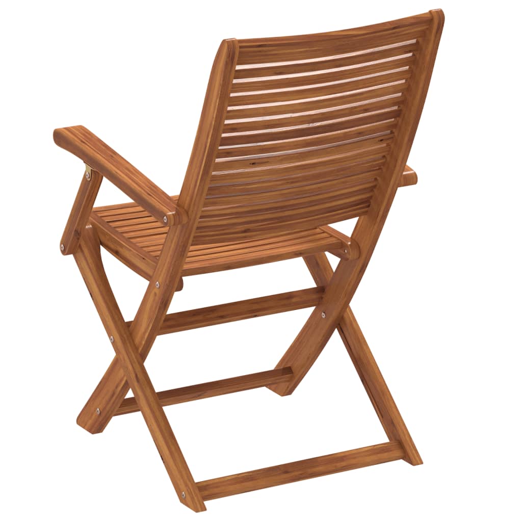 Sklopive vrtne stolice 4 kom 57x66x95 cm masivno drvo bagrema