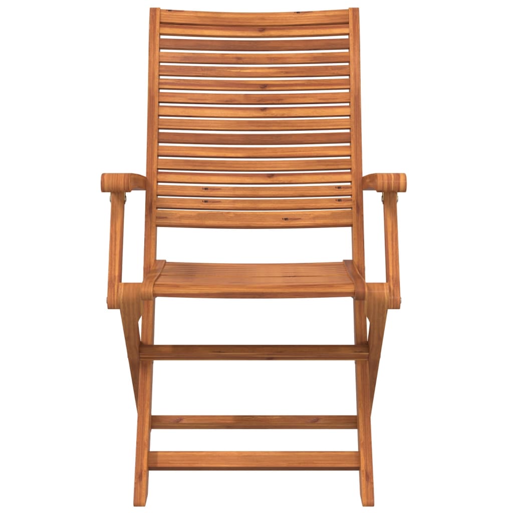 Sklopive vrtne stolice 6 kom 57x66x95 cm masivno drvo bagrema