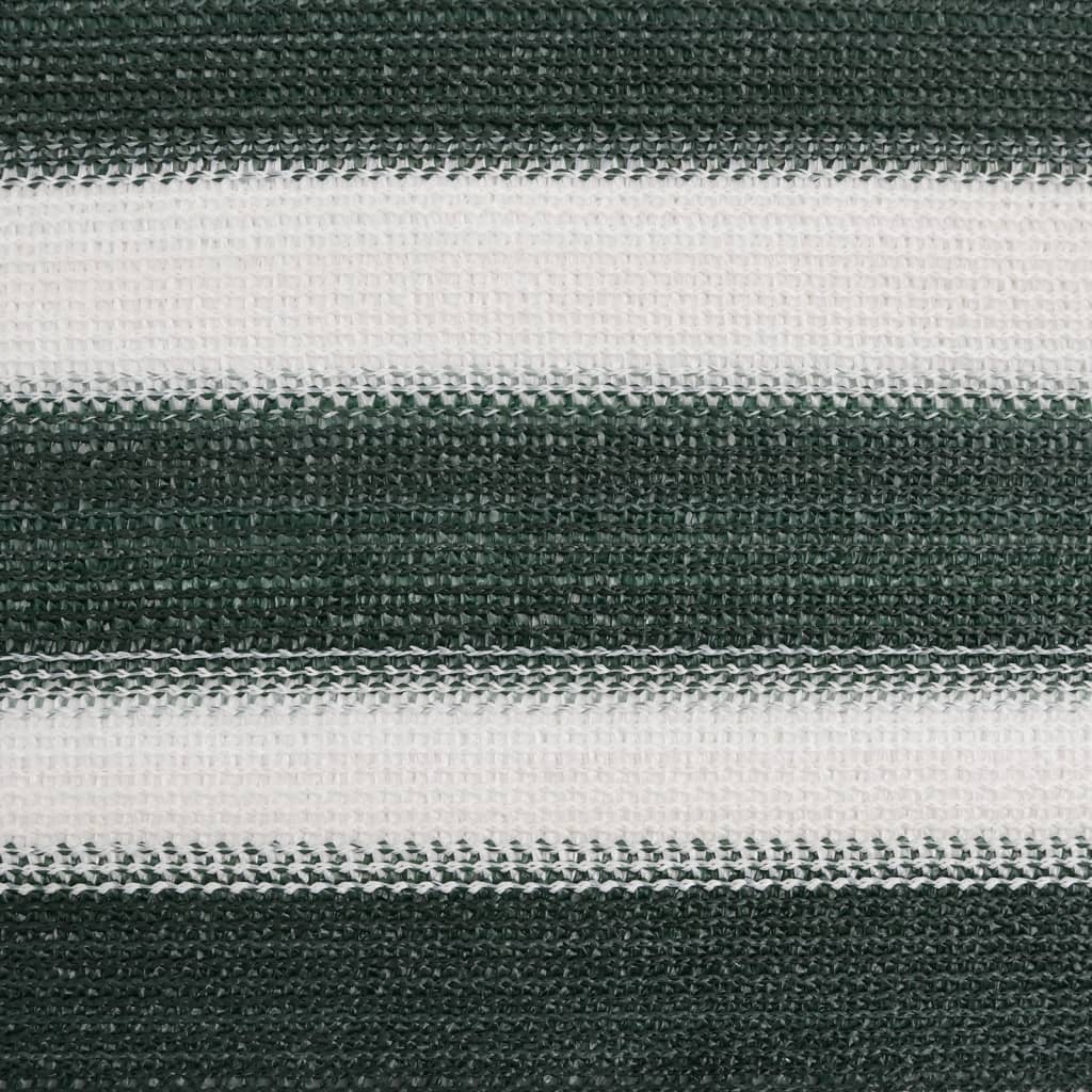 Mreža za privatnost zelena-bijela 1,8 x 50 m HDPE 75 g/m²