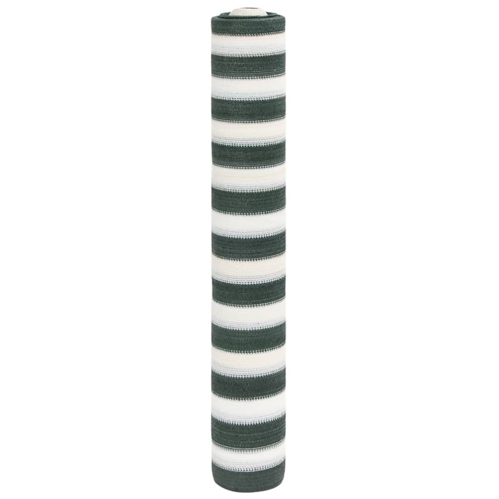 Mreža za privatnost zelena-bijela HDPE 150 g/m² 2 x 10 m