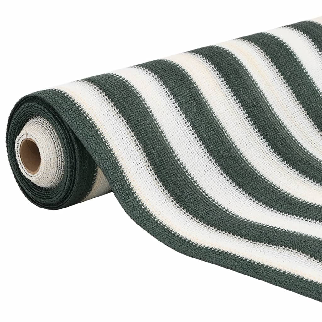 Mreža za privatnost zelena-bijela 1,5 x 10 m HDPE 195 g/m²