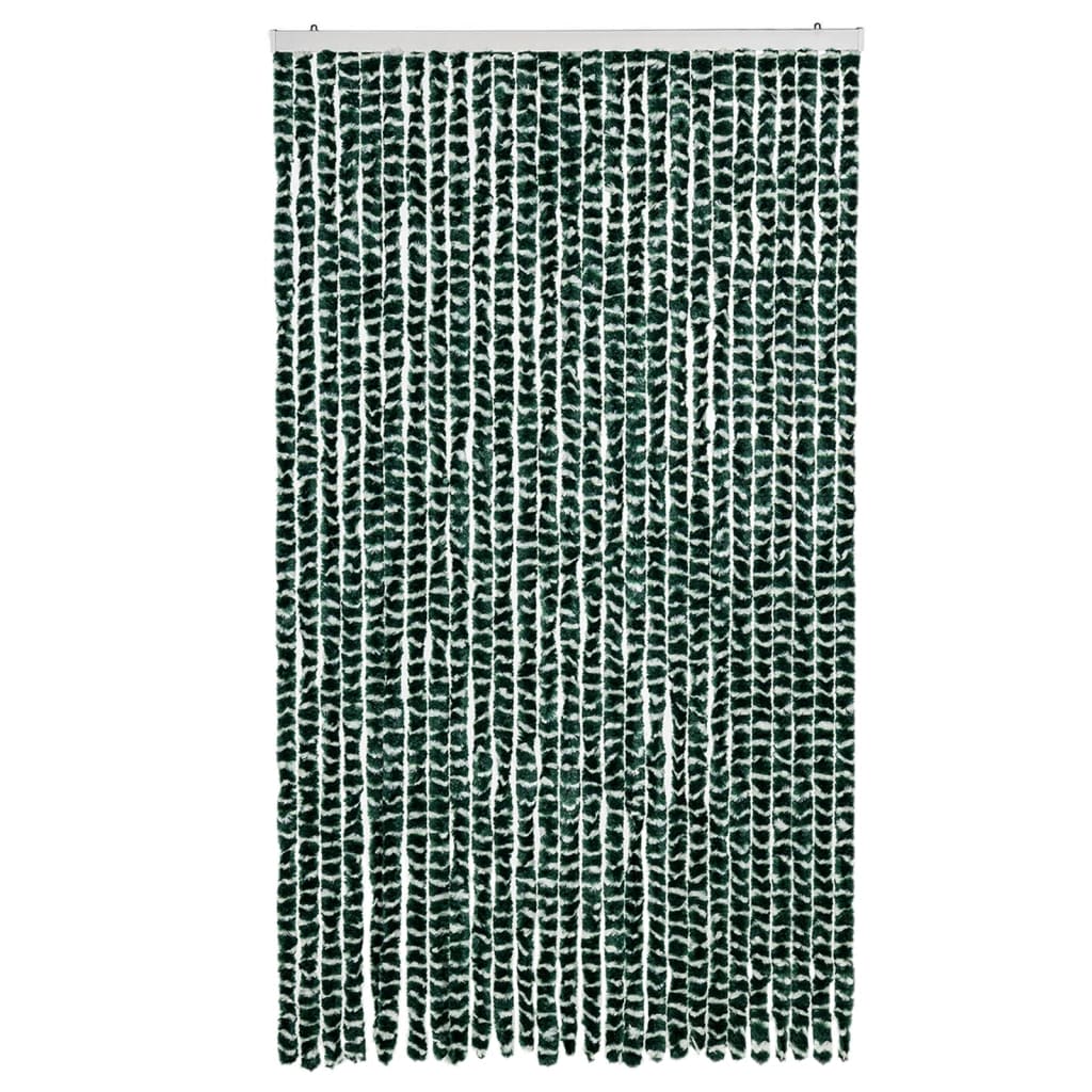 Zastor protiv muha zelena i bijela 118 x 220 cm od šenila