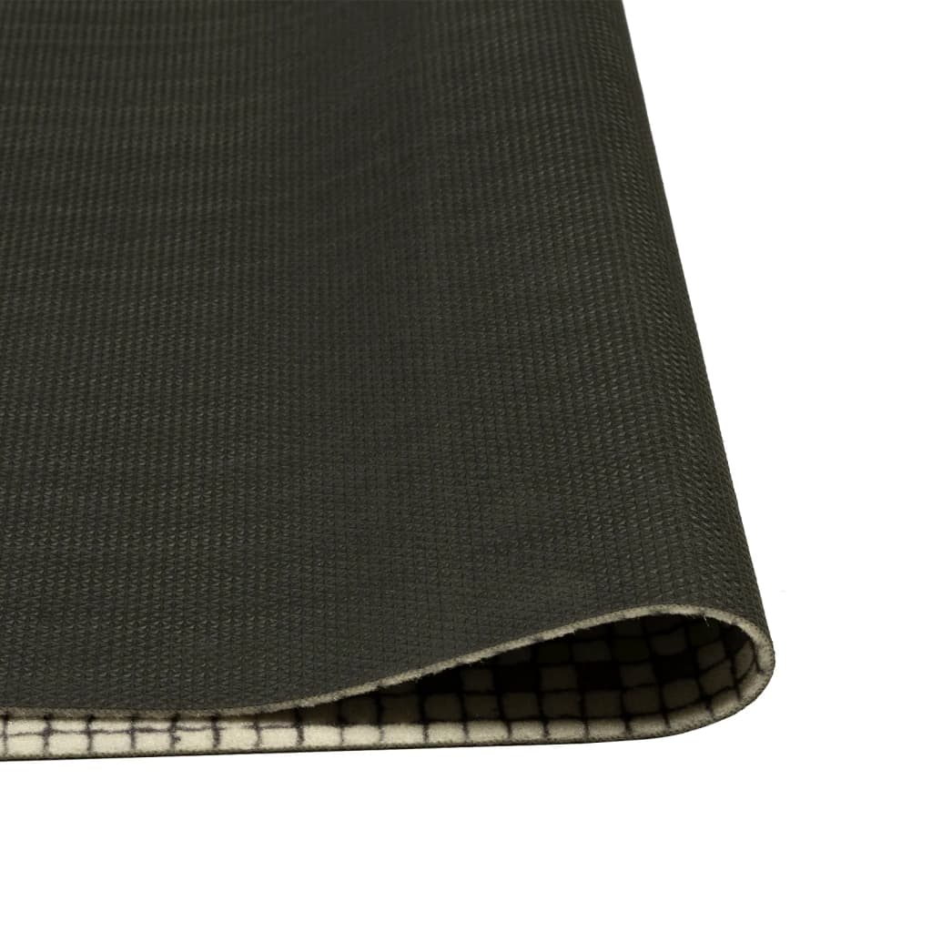Kuhinjski tepih perivi s natpisom 45 x 150 cm baršunasti
