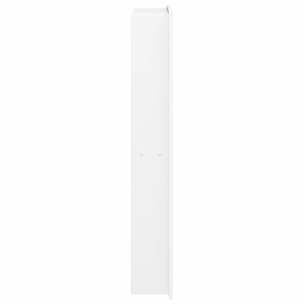 Niša za tuš mat bijela 32x62x9 cm nehrđajući čelik