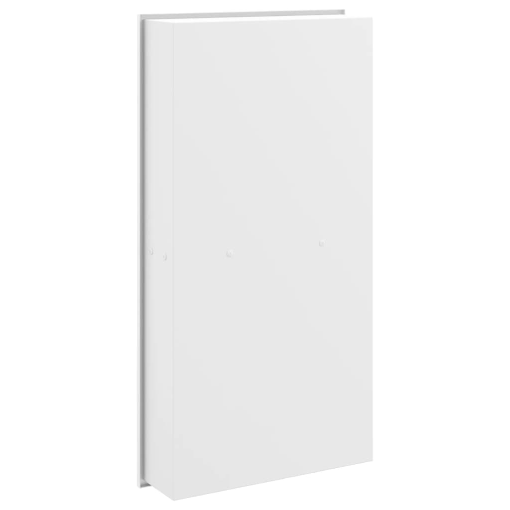 Niša za tuš mat bijela 32x62x9 cm nehrđajući čelik