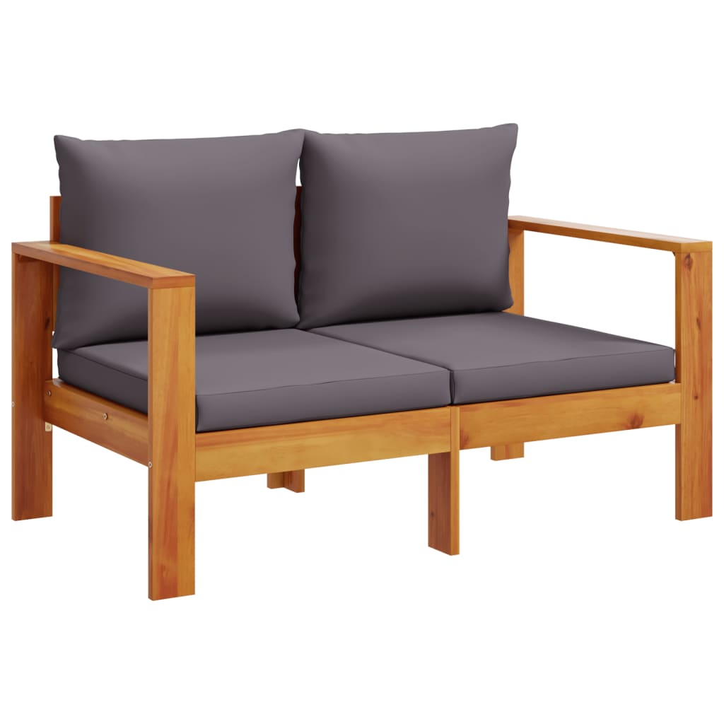 4-dijelni set vrtnih sofa s jastucima masivno bagremovo drvo