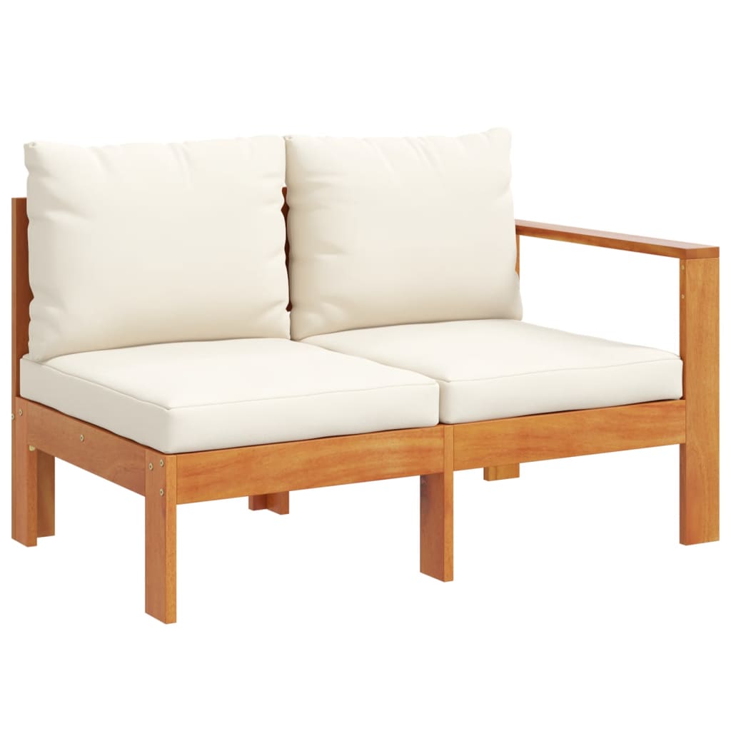 4-dijelni set vrtnih sofa s jastucima masivno bagremovo drvo