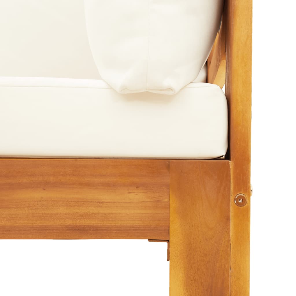 6-dijelna set vrtnih sofa s jastucima masivno bagremovo drvo