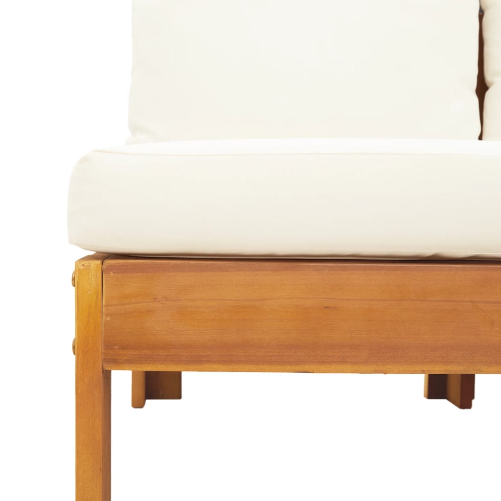 6-dijelna set vrtnih sofa s jastucima masivno bagremovo drvo
