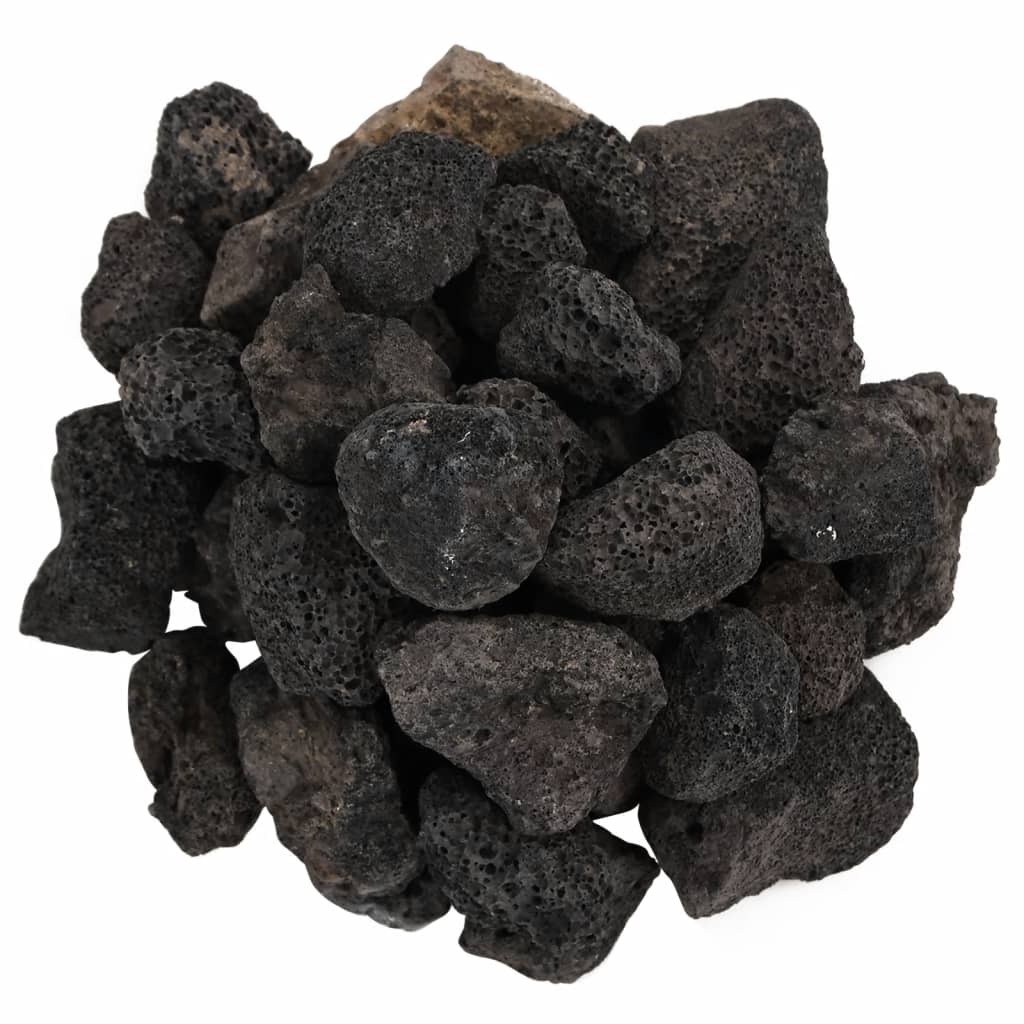 Vulkansko kamenje 25 kg crno 3-5 cm
