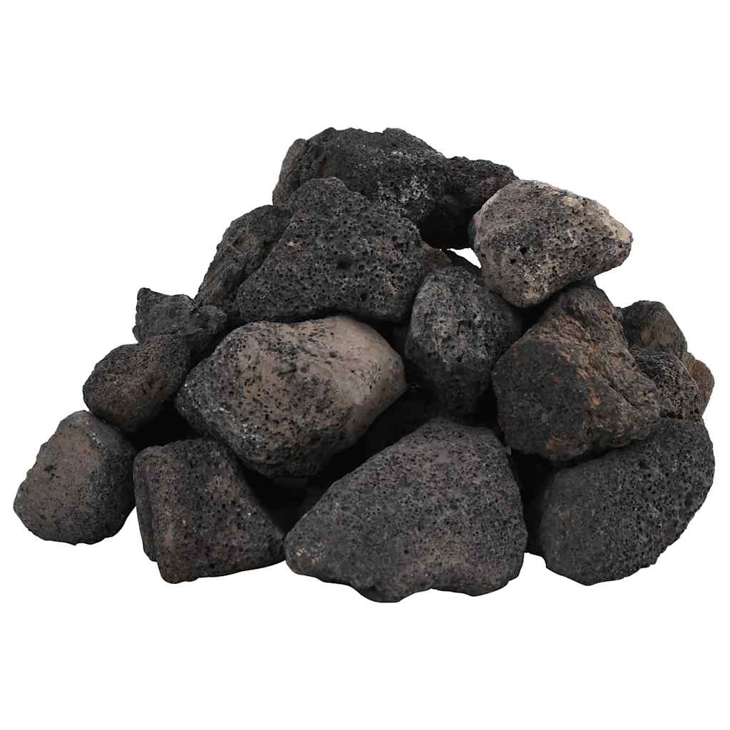 Vulkansko kamenje 25 kg crno 5-8 cm