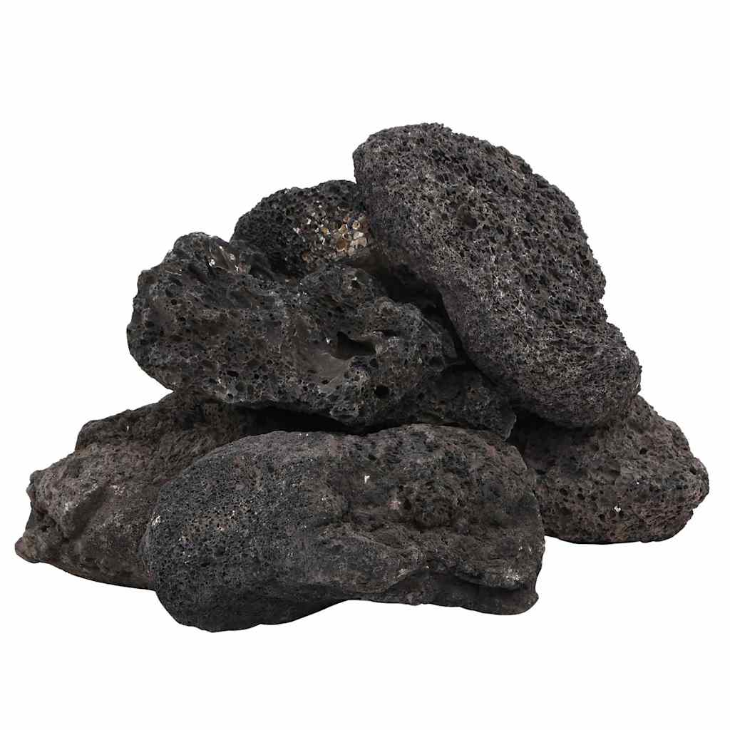 Vulkansko kamenje 25 kg crno 10-30 cm