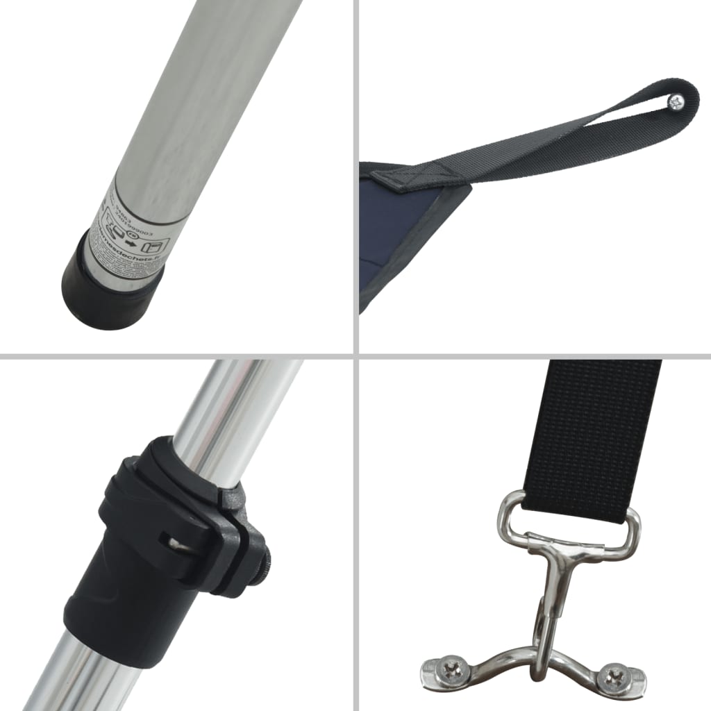 Set nastavka za sjenilo s vrhom T-oblika 170x170x(113-182,5) cm