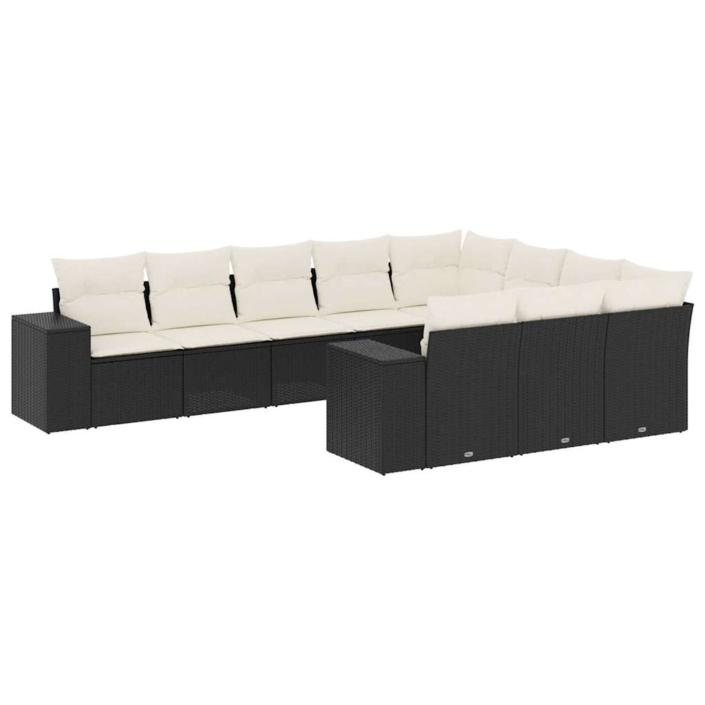 11-dijelni set vrtnih sofa od poliratana s jastucima