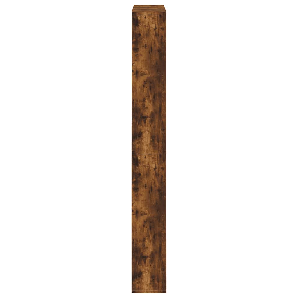 Ormarić za cipele s ogledalom 4 razine boja hrasta 63x17x134 cm