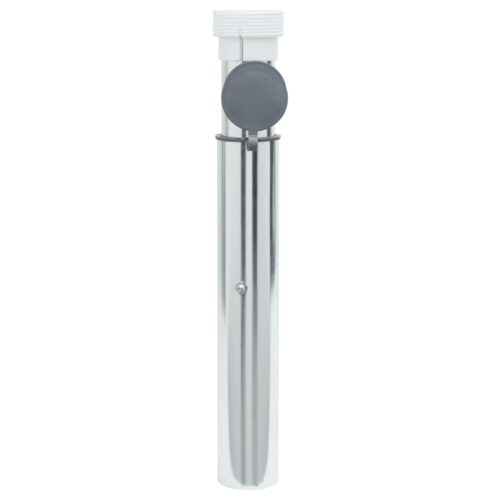 Ukopana baza za suncobran za stup od 40-50 mm srebrna aluminij