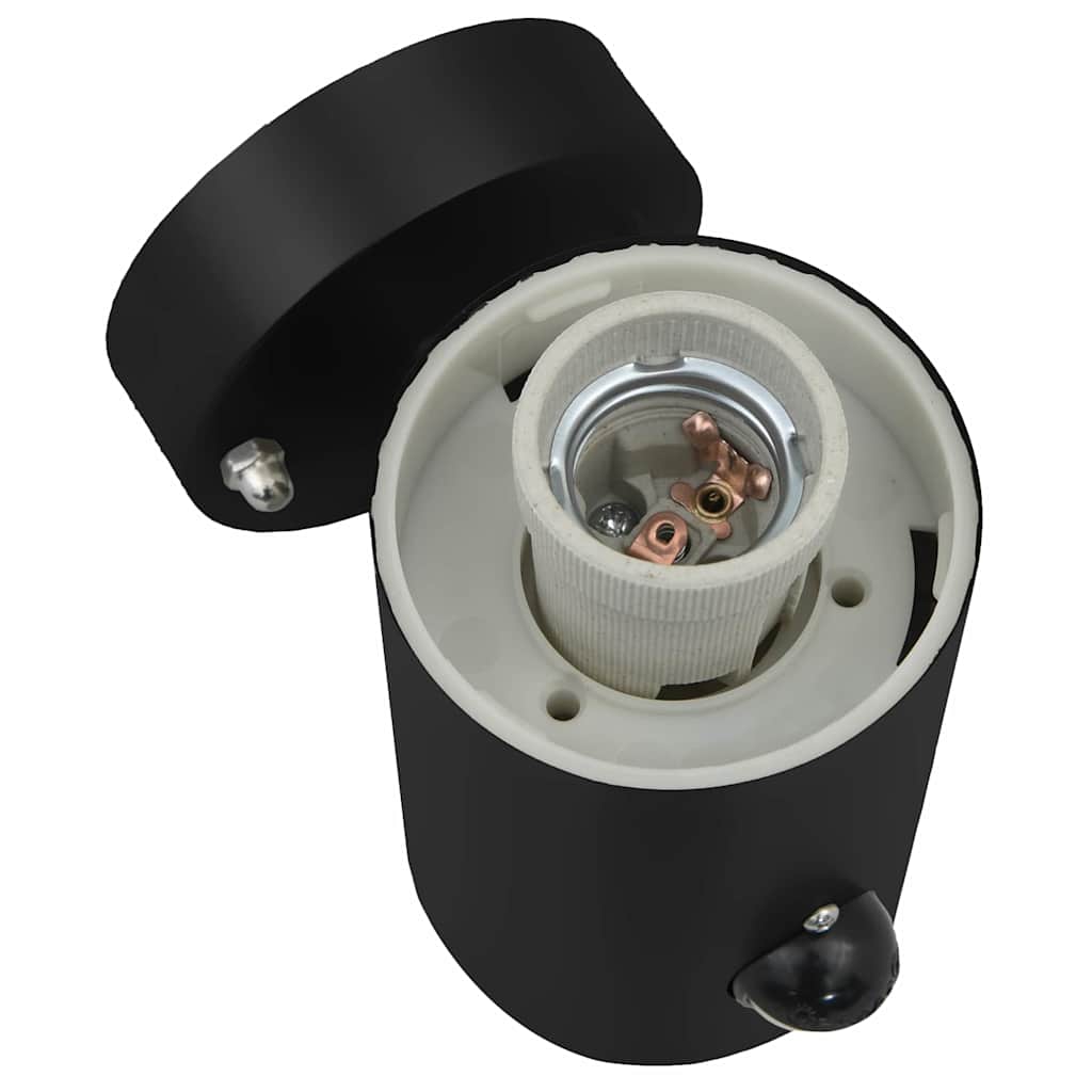Vanjska zidna lampa 2 pcs Crna 12 x 8,5 x 29 cm
