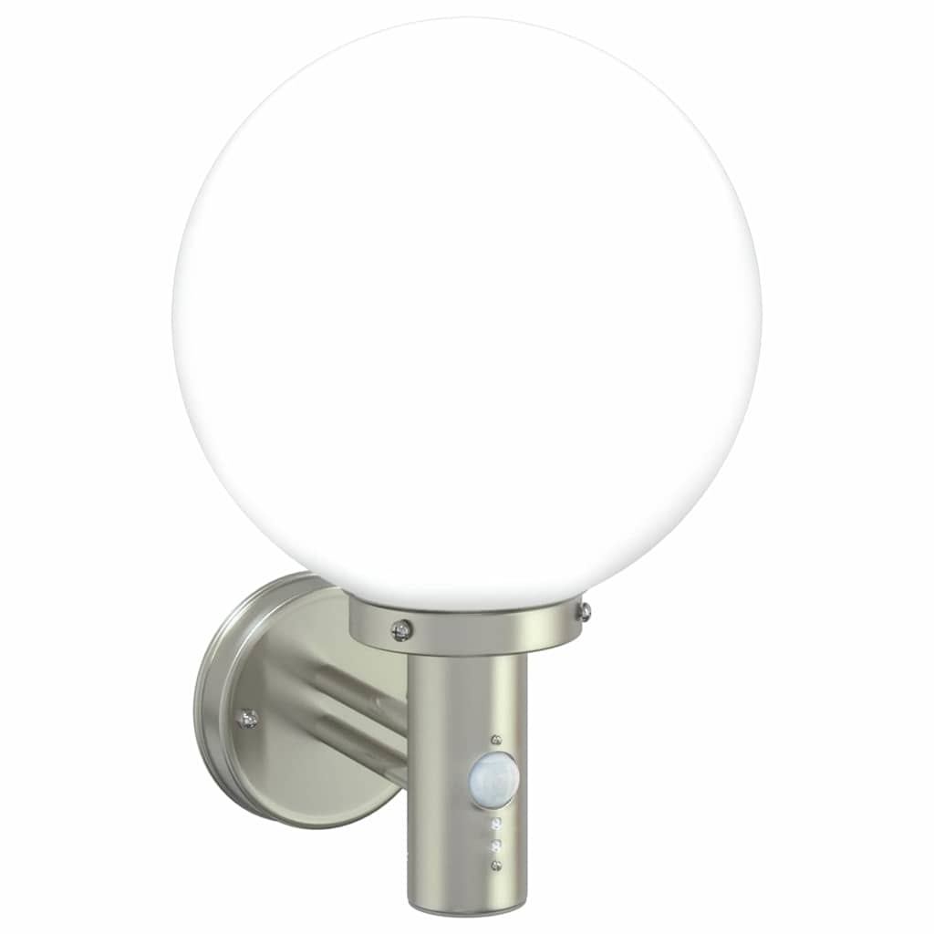 Vanjska zidna lampa 2 pcs Srebrno 28 x 25 x 38 cm